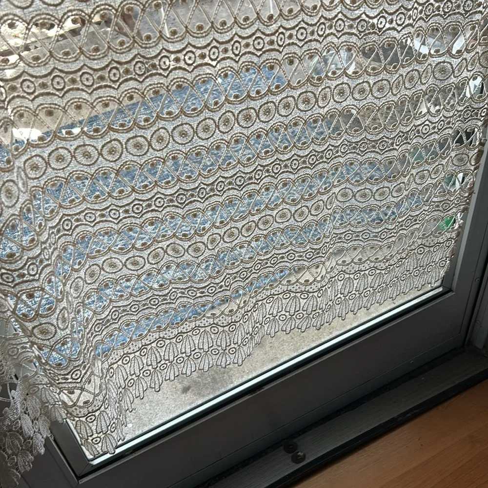 Vintage Lace Curtain Panel